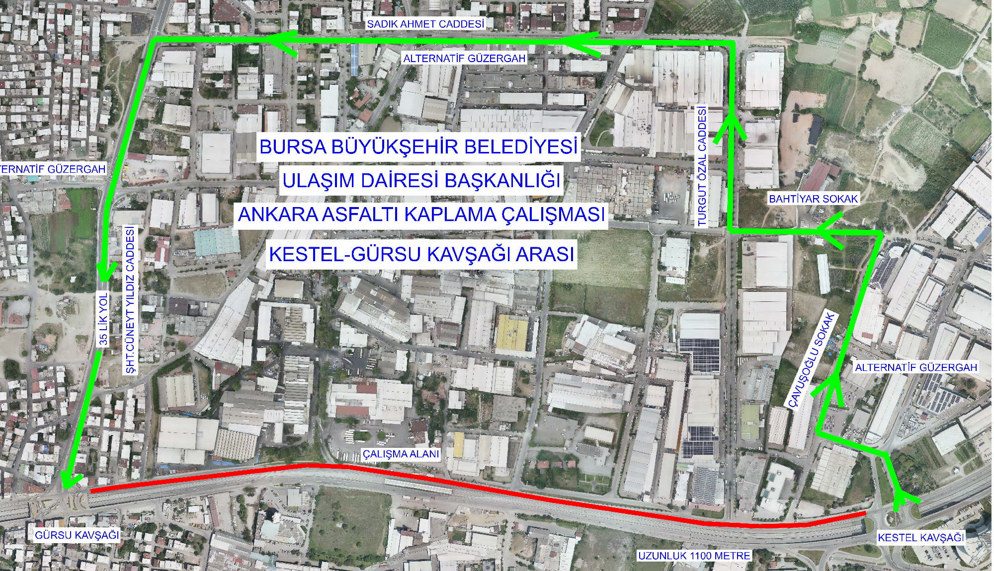İnegöllüler dikkat o yol trafiğe kapatılacak !