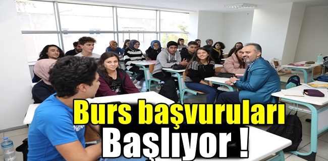 Burs başvuruları başlıyor