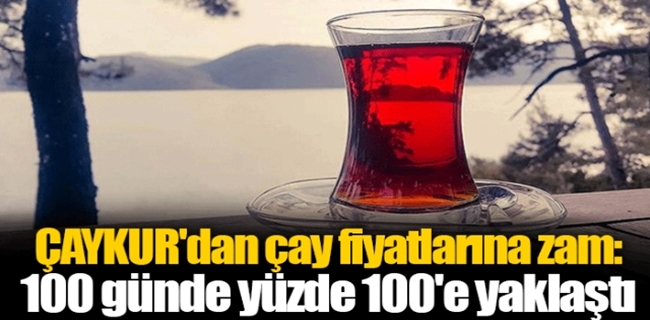 Çayın tadı kaçtı !