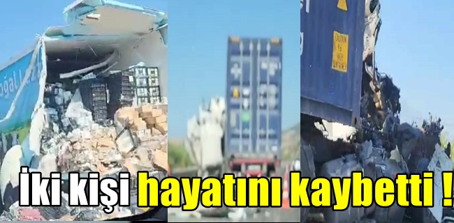Feci kaza 2 kişi hayatını kaybetti !