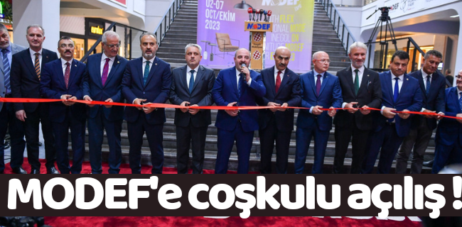 İNEGÖL ULUSLARARASI MOBİLYA FUARI KAPILARINI AÇTI