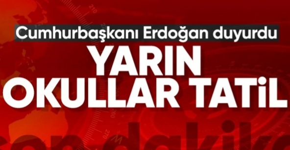 Okullar 30 Ekim’de tatil edildi