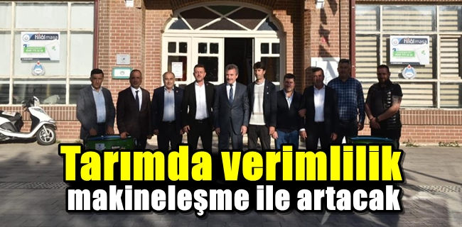 Tarımda verimlilik makineleşme ile artacak