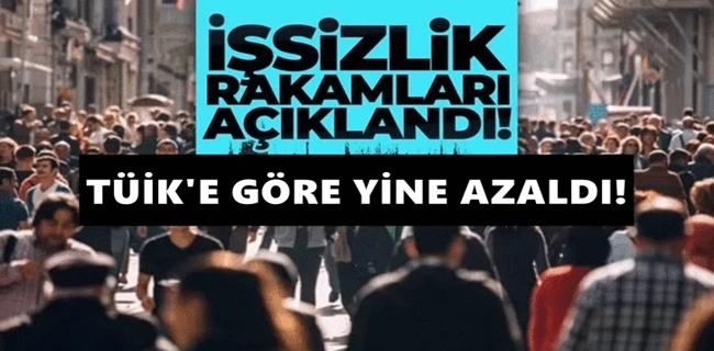 Ağustos ayı işsizlik rakamları açıklandı!