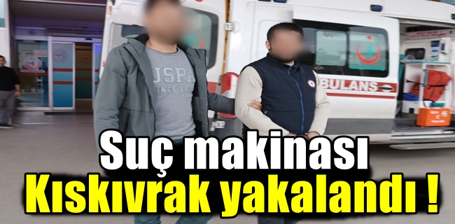 Suç makinası cezaevinin yolunu tuttu !
