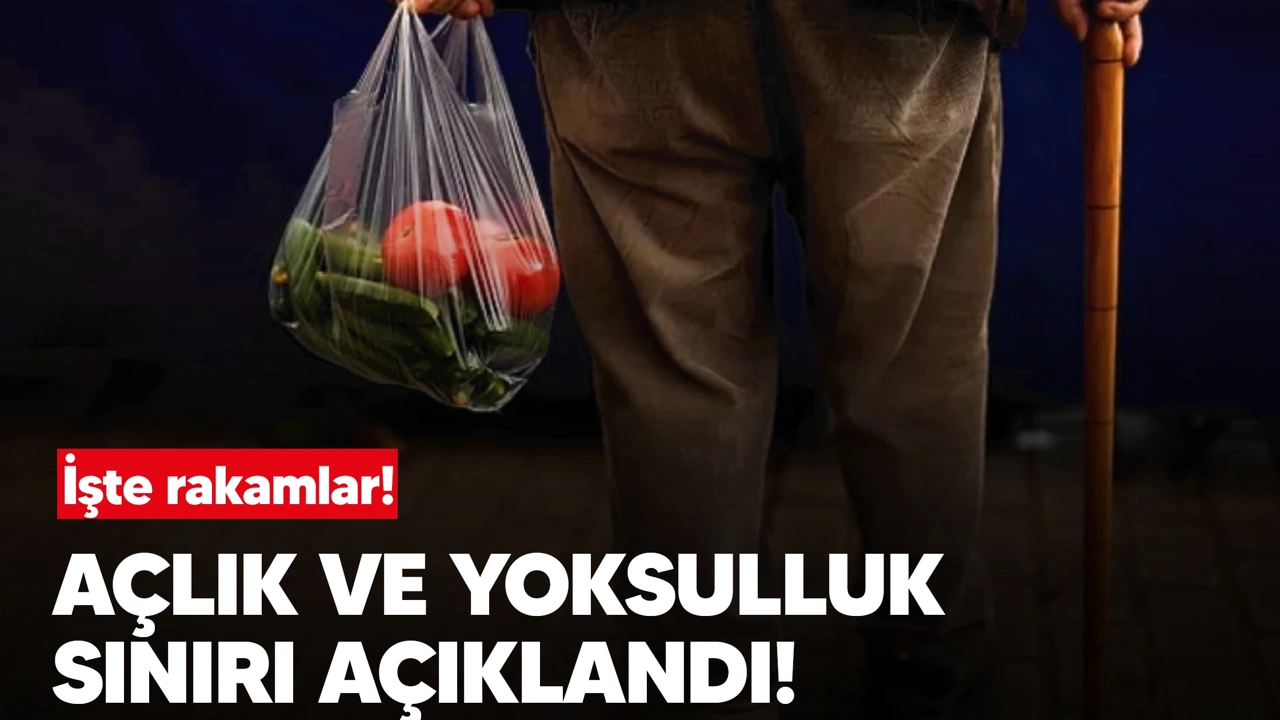 Açık ve yoksulluk sınırı açıklandı