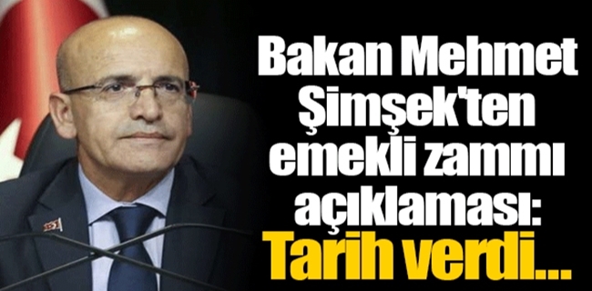 Bakan Mehmet Şimşek