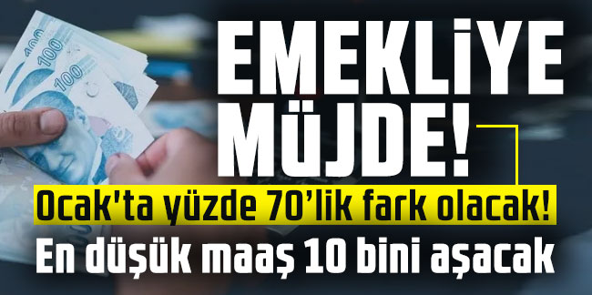 Emekliye müjde! Ocak