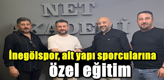 İnegölspor, alt yapı sporcularına özel eğitim