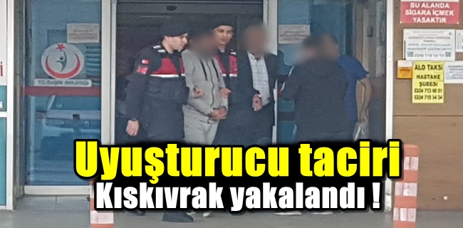 Uyuşturucu taciri kıskıvrak yakalandı !