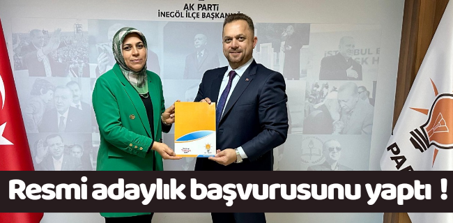 RIDVAN KOCAAĞA BELEDİYE BAŞKANLIĞI İÇİN BAŞVURUSUNU YAPTI