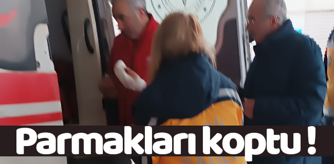 Mobilya ustası parmaklarını kopardı !