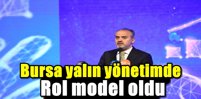 Bursa yalın yönetimde rol model oldu