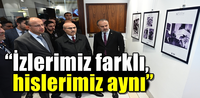 “İzlerimiz farklı, hislerimiz aynı”