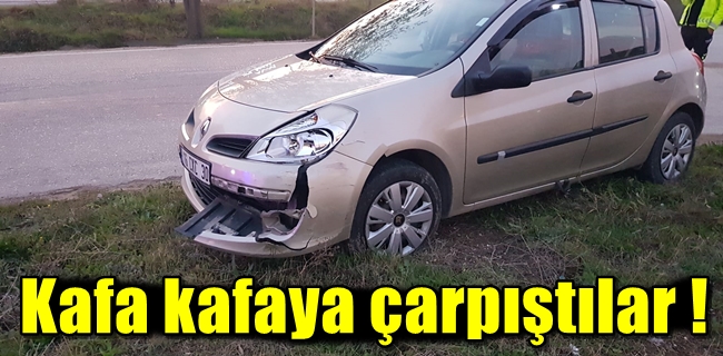 Kafa kafaya çarpıştılar !