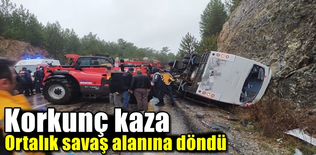 Korkunç kaza ölü ve yaralılar var !