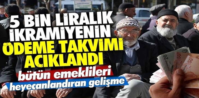 5 bin liralık ikramiyenin ödeme takvimi açıklandı!