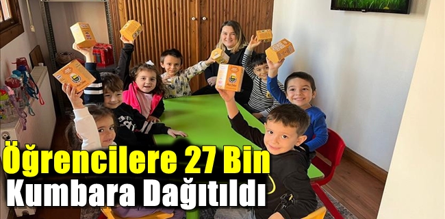 Kitap Fuarı Öncesi Öğrencilere 27 Bin Kumbara Dağıtıldı