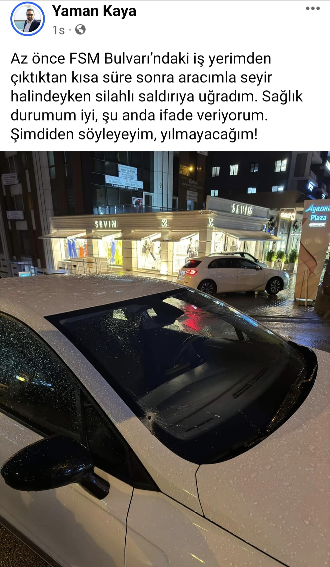 Gazeteciye silahlı saldırı!