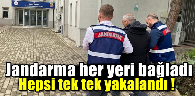 Jandarma her yeri bağladı !