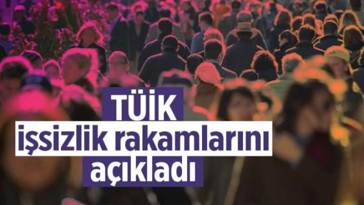 TÜİK, işsizlik rakamlarını açıkladı