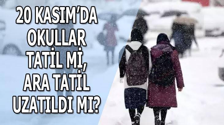 Ara tatil bitti okullar başlıyor