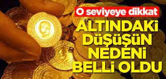 Altındaki düşüşün nedenini açıkladı !
