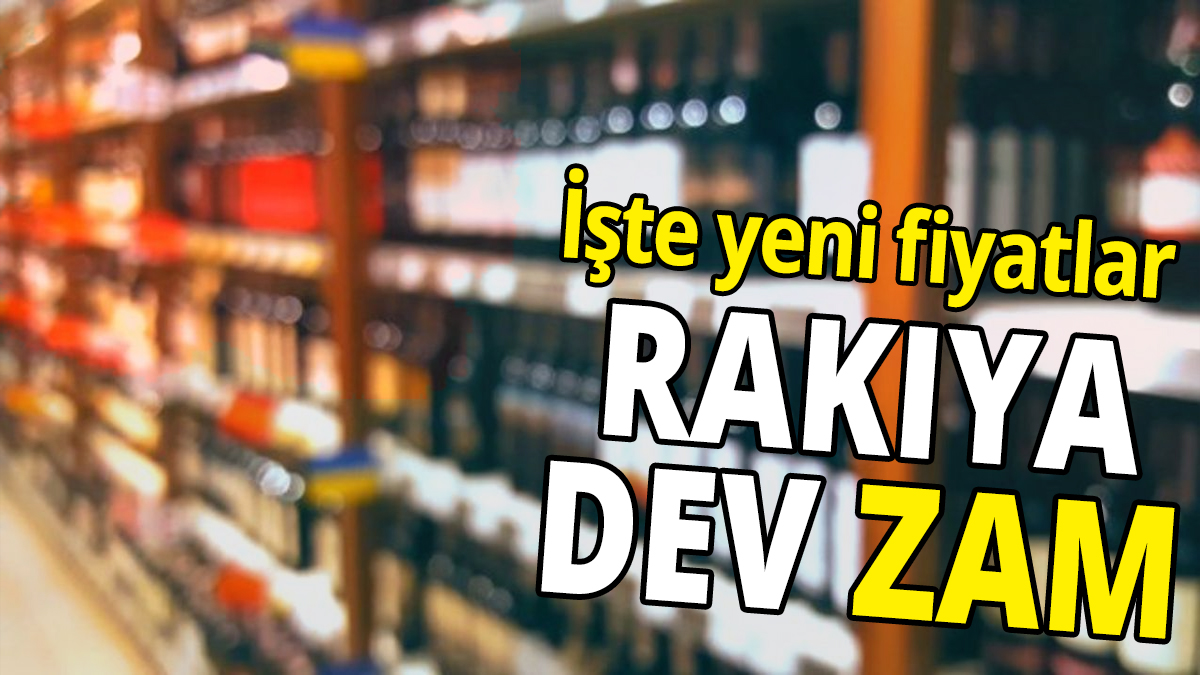 Rakı fiyatlarına zam: 100’lük, bin lira oldu