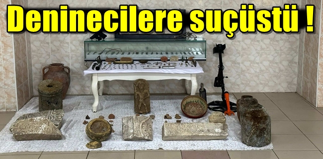 Defineciler yakalandı !
