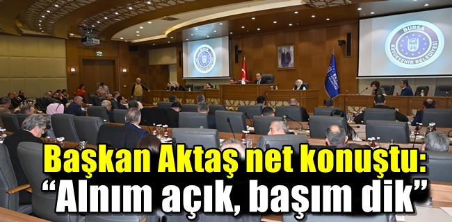 Başkan Aktaş net konuştu: “Alnım açık, başım dik”