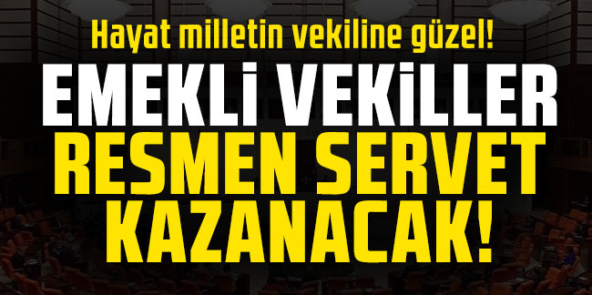 2024 milletvekili maaşı belli oldu!