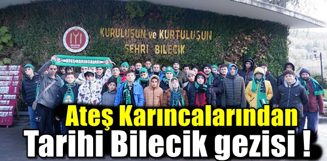 Ateş Karıncalarından tarihi Bilecek gezisi !