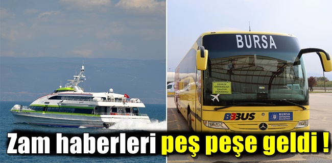 Zam haberleri peş peşe geldi !