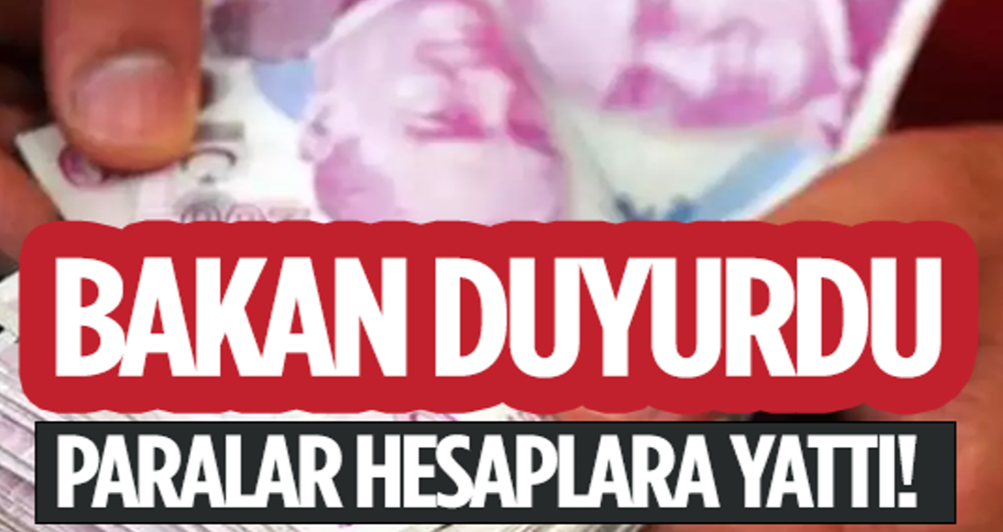 Hesaplarını kontrol edin paralar hesaplara yattı !
