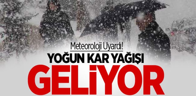İnegöllüler dikkat kar geliyor !