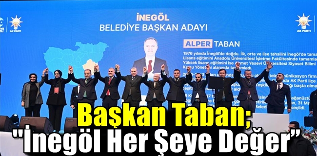 Başkan Taban; 