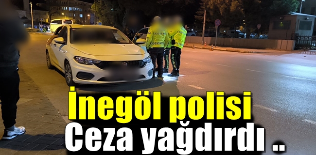 İnegöl polisi acımadı !