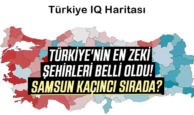 IQ ortalamasına göre Türkiye