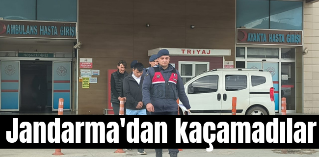 Kaçak göçmenler kıskıvrak yakalandı !