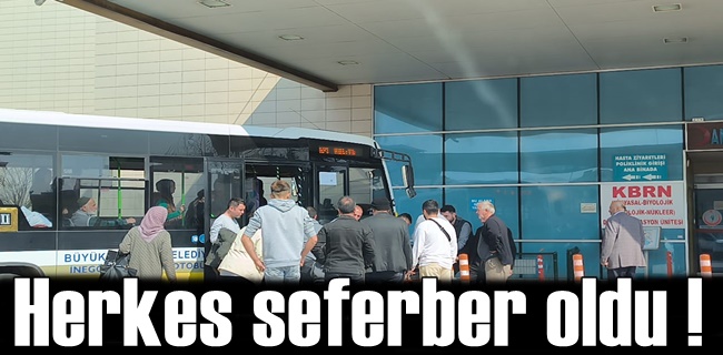 Halk otobüsünde rahatsızlanan kadın için seferber oldular !