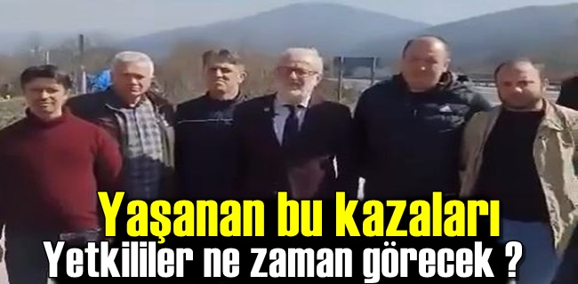 Yaşanan bu kazaları yetkililer ne zaman görecek ?