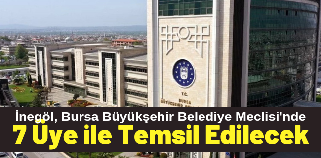 İnegöl, Bursa Büyükşehir Belediye Meclisi